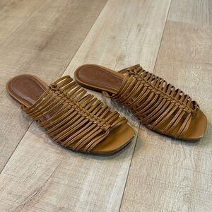 Strappy leather sandals